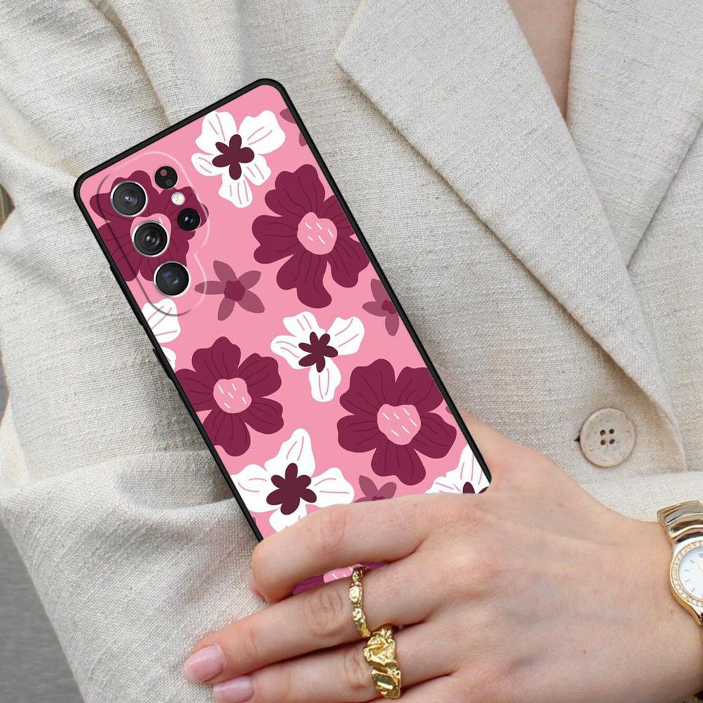 Various Flowers Cell Phone Case for Samsung Galaxy S26 Ultra S25 S24 S23 S22 S21 S20 Note10 Cover