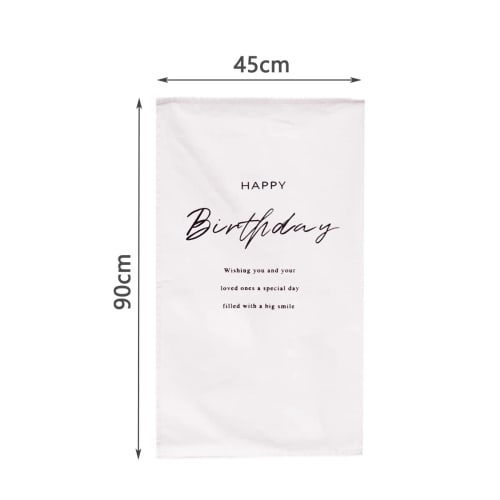 YFFSFDC Birthday Tapestry HAPPY BIRTHDAY with Balloons Birthday Pastry Balloon Birthday Decoration Set Simple Monotone 100th Half Birthday