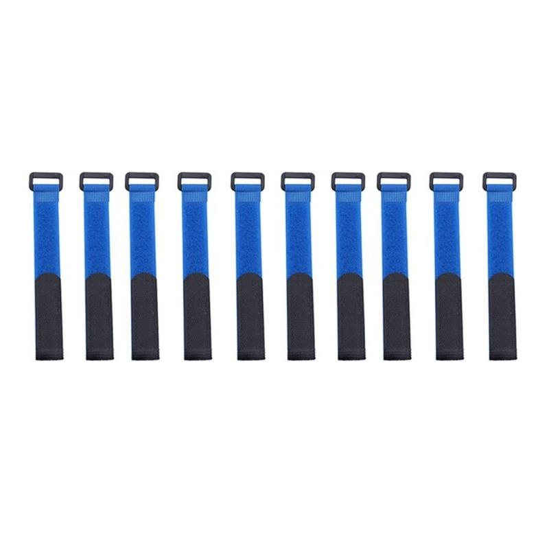 10Pcs Reusable Hook and Loop Cinch Straps Nylon Cable Ties Organizer Adjustable Fastener Securing Cable Straps Cord Management