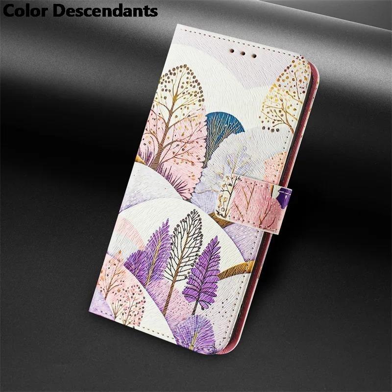 

Coque Honor 200 Smart 90 Pro 70 Lite Wallet Case for Funda Honor 90 Lite X9b X8B X7B X6a X6B Painted Cartoon Leather Book Shell For Honor 200 Smart