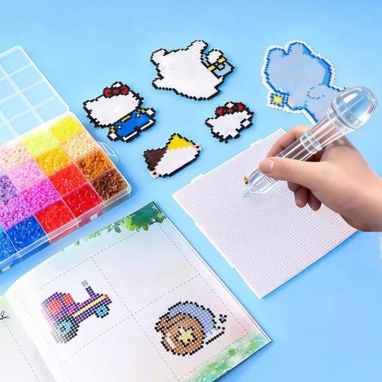 36925 Sets Press Beading Pen Ergonomic Bead Dispenser Women Girls Beginner DIY Jewelry