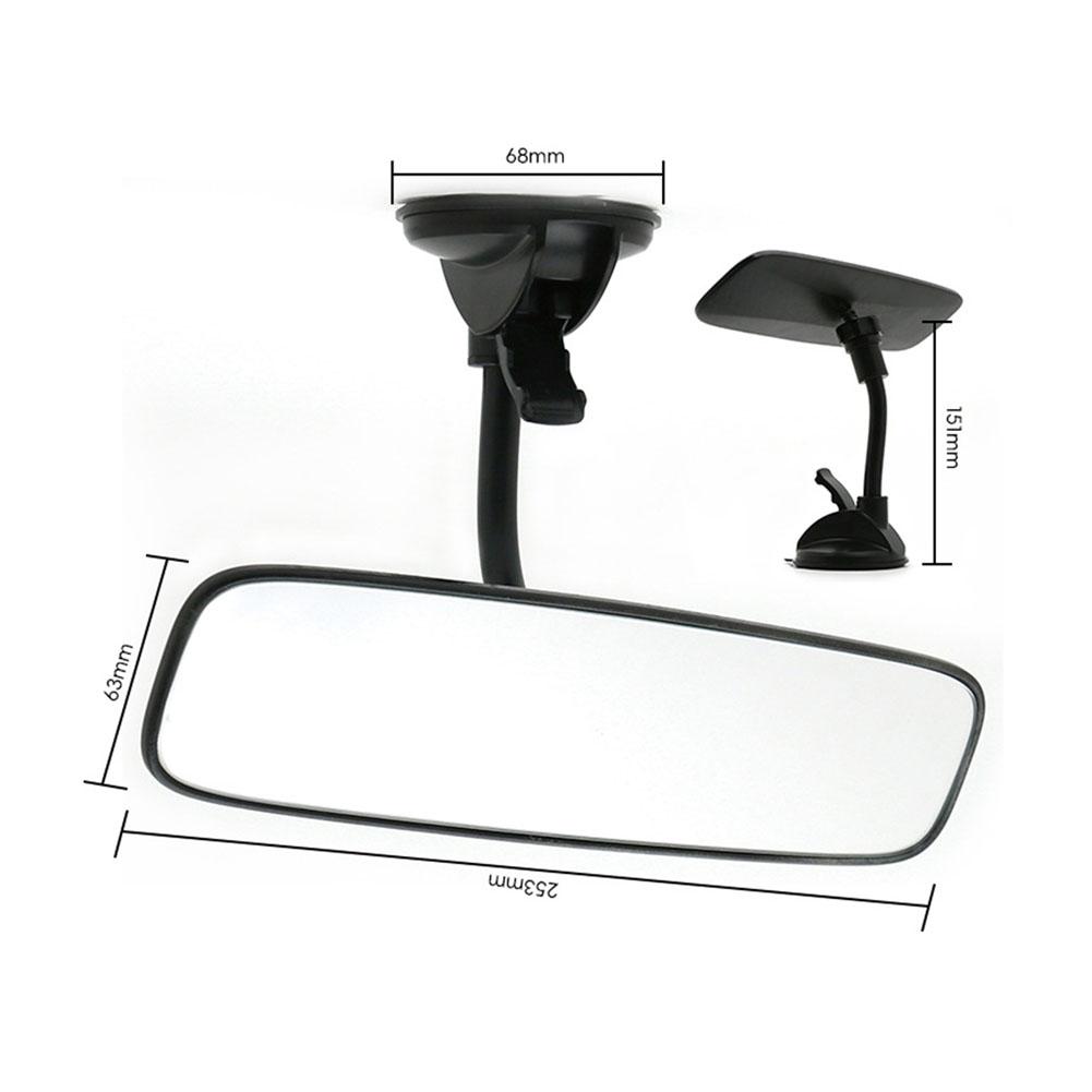 Car Interior Rear View Mirror Large Field 360 Degree Adjustable Universal View Rearview Mirror Car Accessories 2025