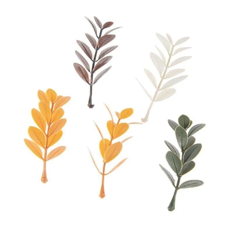 

100/200 шт. Листя штучних рослин Фестивальна вечірка Дім Відкритий сад Захист від УФ-променів Весільний декор стін Зроби сам Цукерниця Скрапбуки 100pcs світло-зелений колір