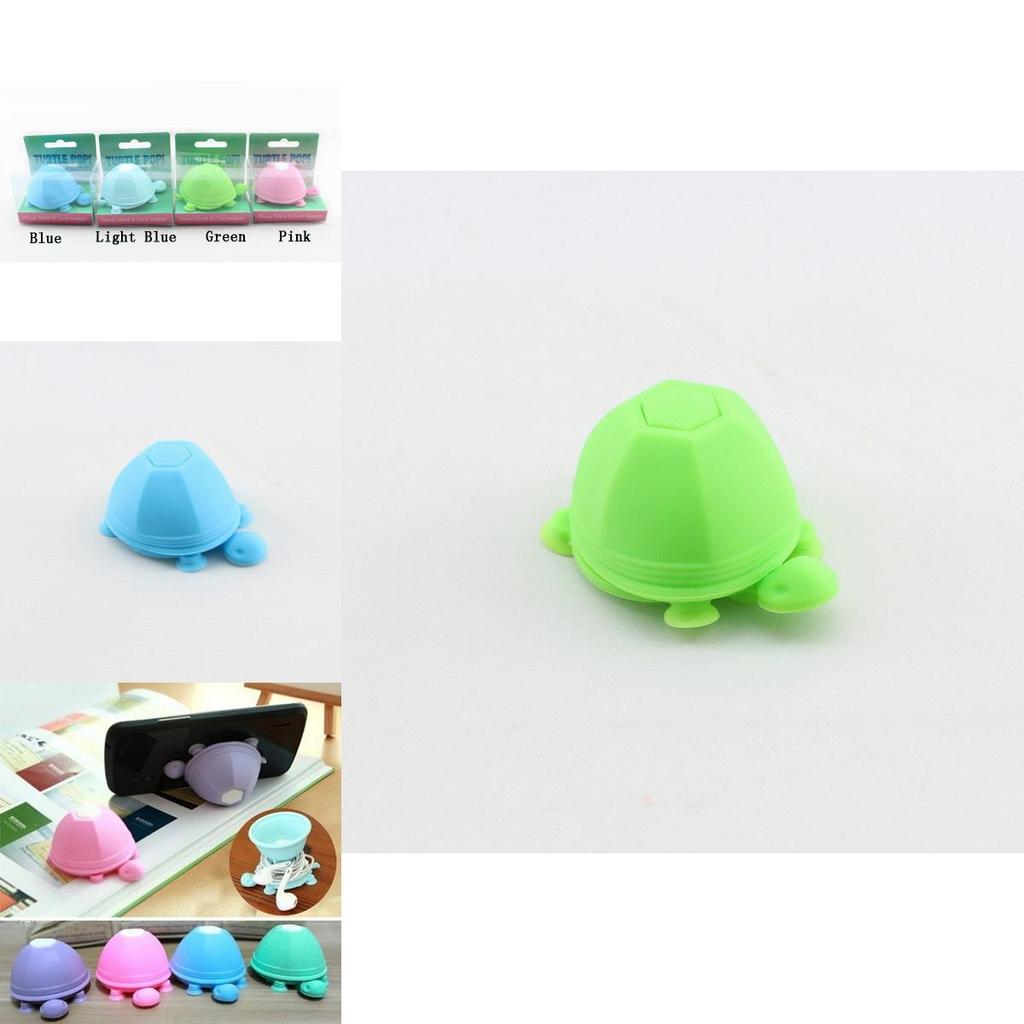 Niedlicher Schildkröten-Silikagel-Kabelhalter für Kopfhörer mit Premium-Qualität und zeitlosem Design