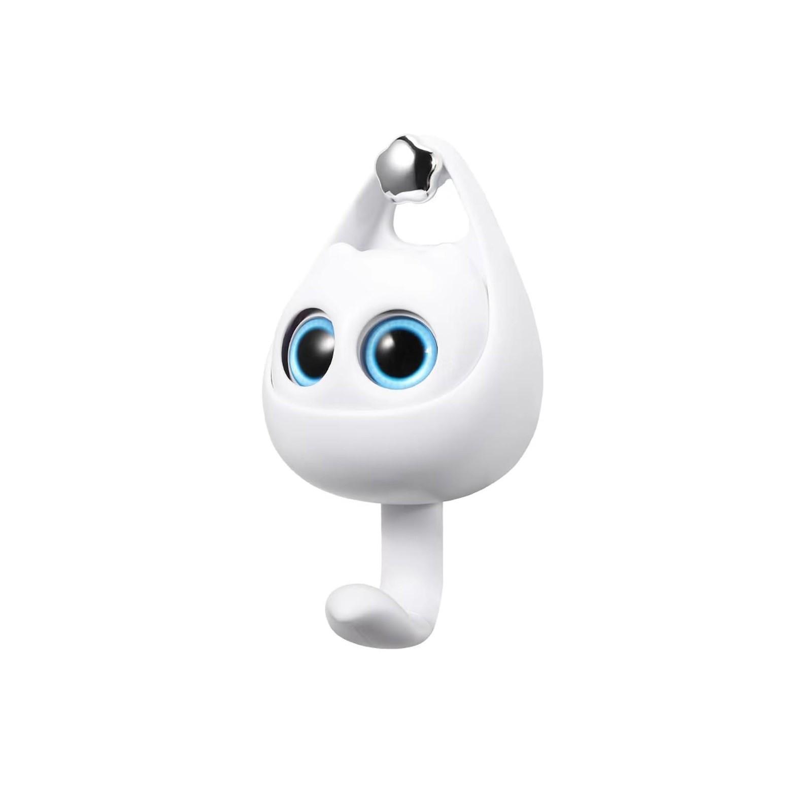 

Крючок для пальто в виде милого мультяшного кота, не требующий пробивки, подмигивающий крючок One Size белый