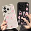 Bowknot Print Shockproof Phone Case For Xiaomi 14T 13T Pro Poco X7 F6 X6 Redmi Note 14 13 Pro 12 11 Silicone Soft Lens Protection TPU Matte Back Cover