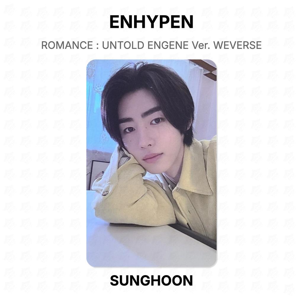 ENHYPEN ROMANCE : UNTOLD ENGENE Ver. WEVERSE Official Photocard