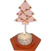 Support à Bougie Sapin 9x7,8x11 cm