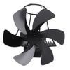 6 Blade Magnet Wall Mount Heat Powered Stove Fan Pipe Fireplace Fan Magnetic Installation for Wood