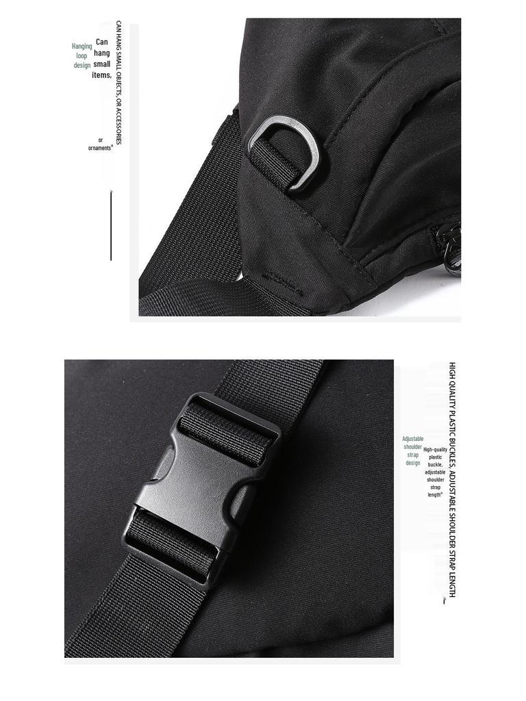 Men's 2023 Trendy Sports Crossbody Fanny Pack: Casual Small Backpack for Students & Outdoor Activities