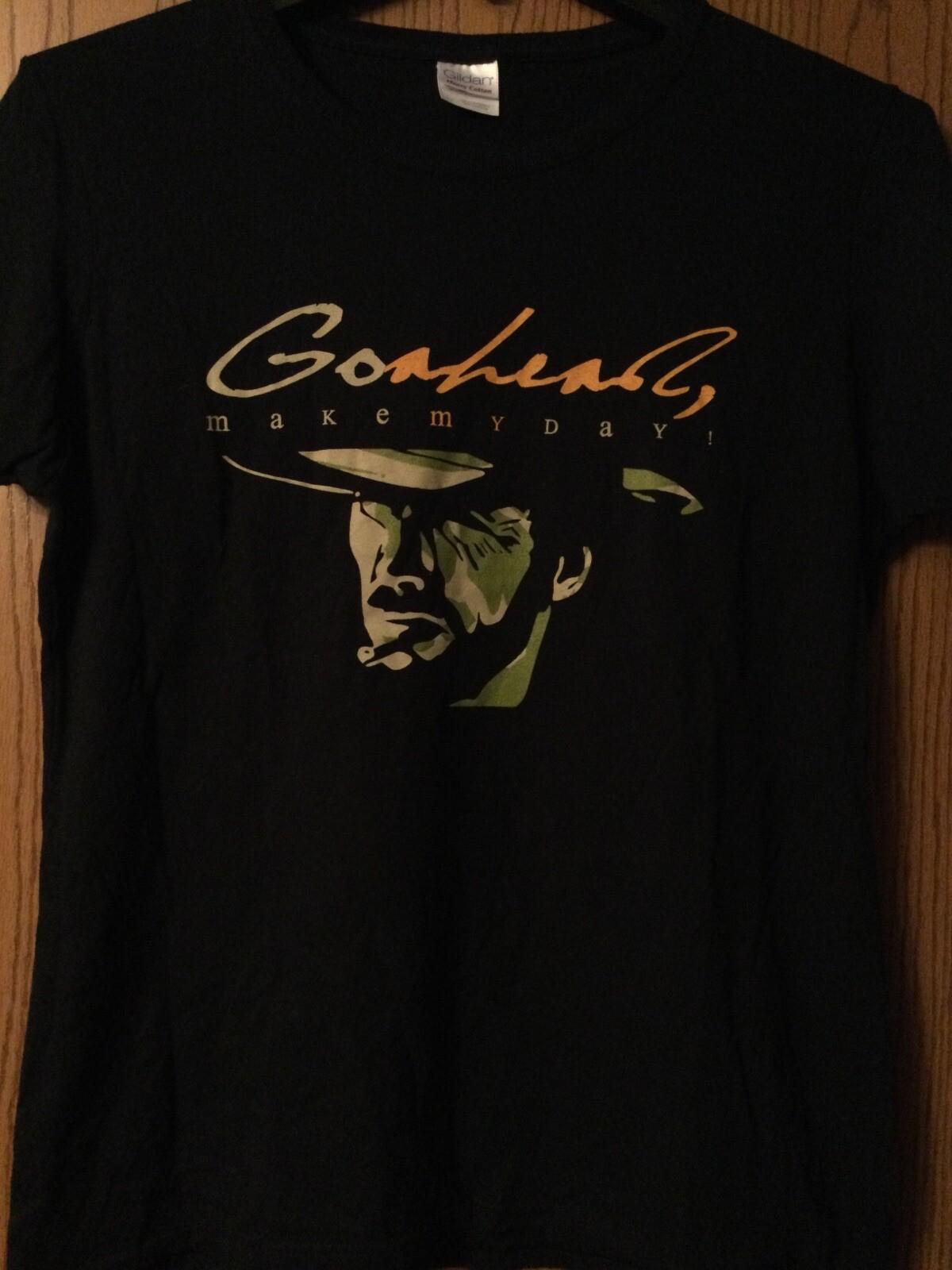 Clint Eastwood - “Go Ahead, Make My Day” - Black Shirt - Ladies - L XXXXL