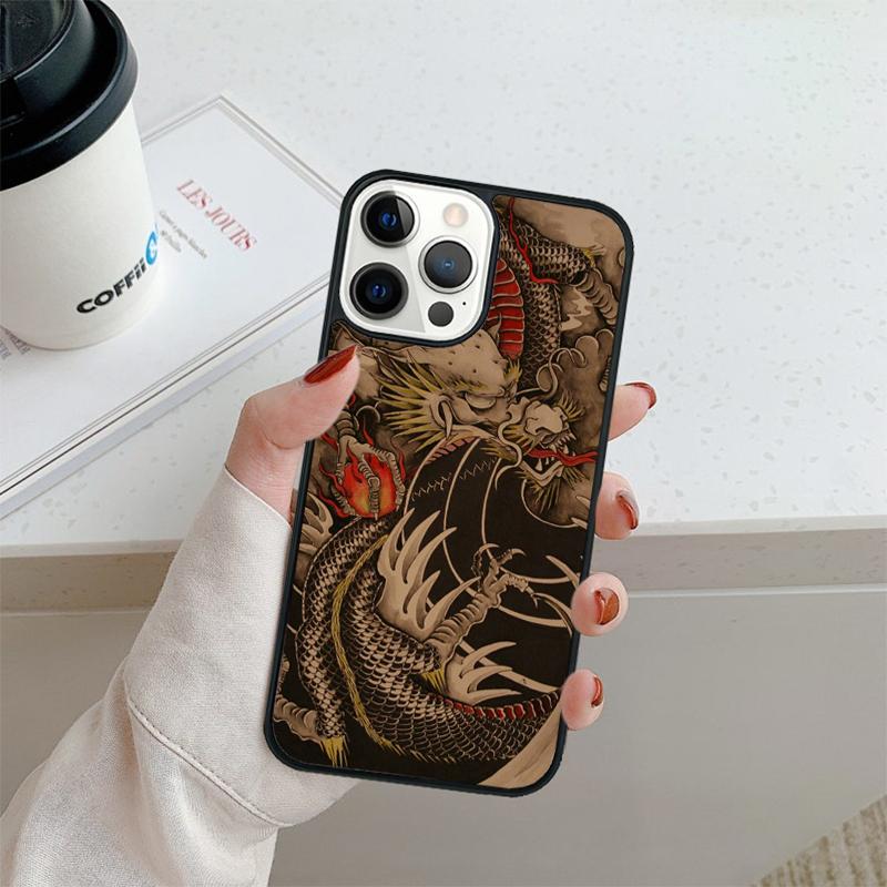 Legendary Chinese Dragon Phone Case For iPhone 17 Air 16 pro max 15 14 plus 12 13 Shell Cover coque