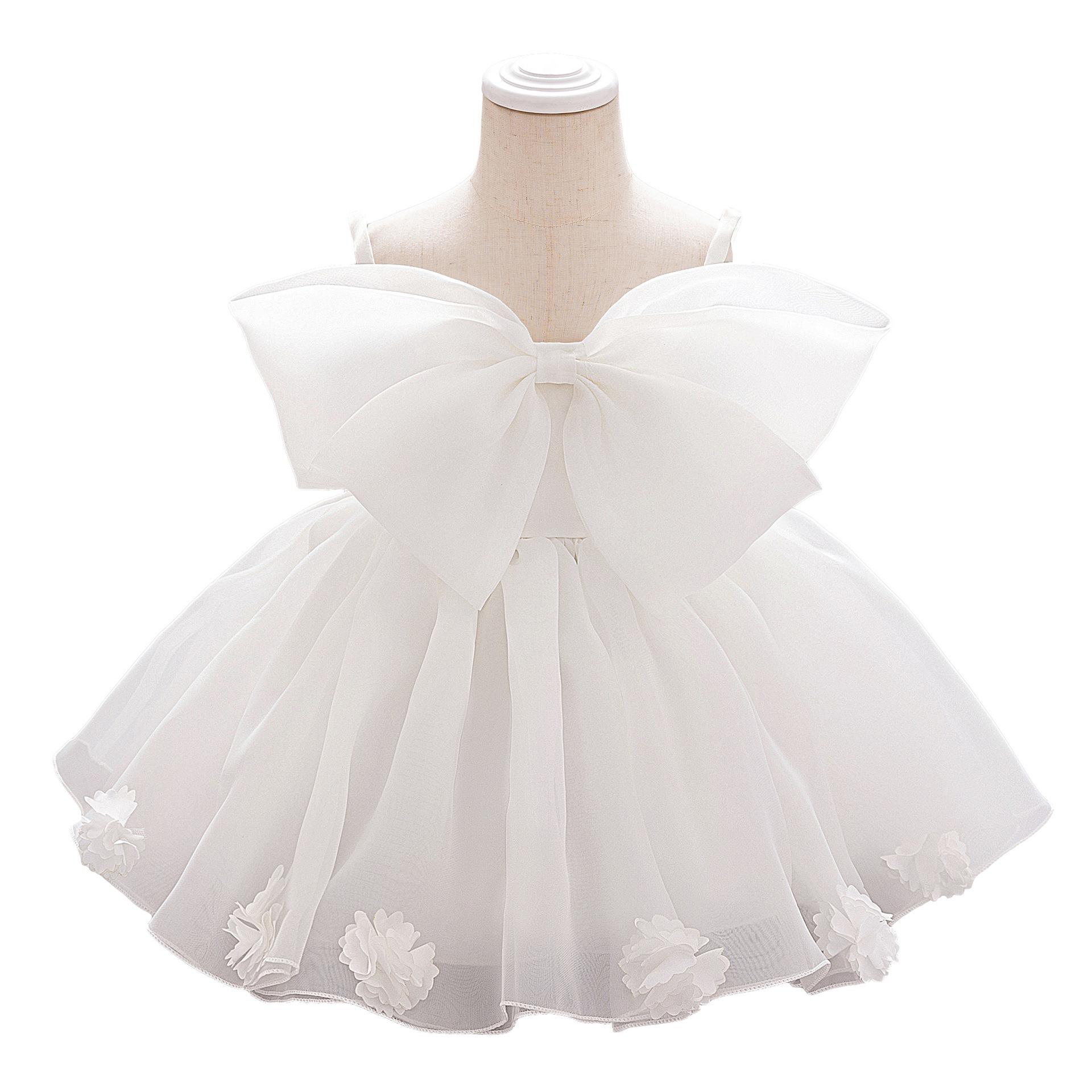 

Рождественское платье для детей от 0 до 3 лет, свадебное платье для крещения новорожденной девочки, одежда для первого дня рождения, крестильное платье для малышей, одежда CL003XZ 9-12M