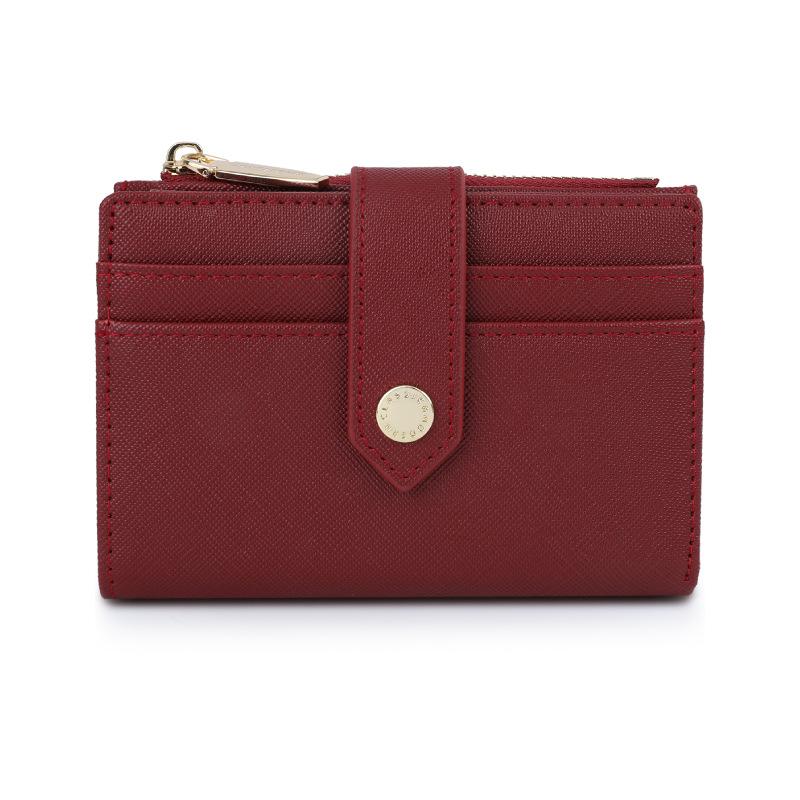 Nuova Moda Portafogli da Donna con Figura a Croce PU di Alta Qualità Corto Portamonete per Contanti e Monete Porta Carte da Donna Pochette Borsa per Soldi Regalo Sorpresa per la Fidanzata