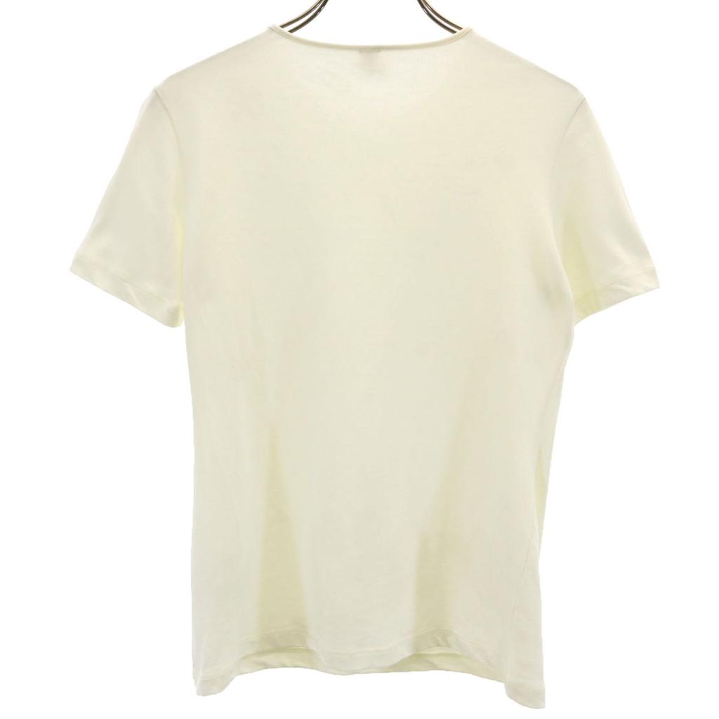 HERMES Made in France Short sleeve T-shirt 34 Ivory Women Used