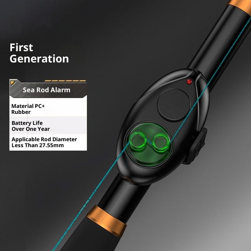 Fishing Alarm Electronic Buzzer Indicator Siren Bite Bait Alarm Sea Rod Led Light Indicator Sound Light Alarm Fishing Parts