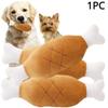 Squeaky Dog Chew Toys for Puppies Teething Plush Bone with Soft Bristles Interactive Dental Cleaning Chewable Toothbrush Pet