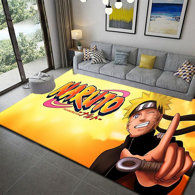 Naruto Ninja Sacred Symbol Area Rug Durable Non-Slip Carpet for Home Decoration