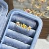 Temperament Versatile Color Butterfly Enamel Ring Women's New Light Luxury Retro Fashion Niche Design Fashion Ring