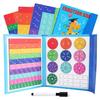 1 Set Mathematics Toy Fraction Tiles Circles Set Magnetic Math Manipulatives Educational