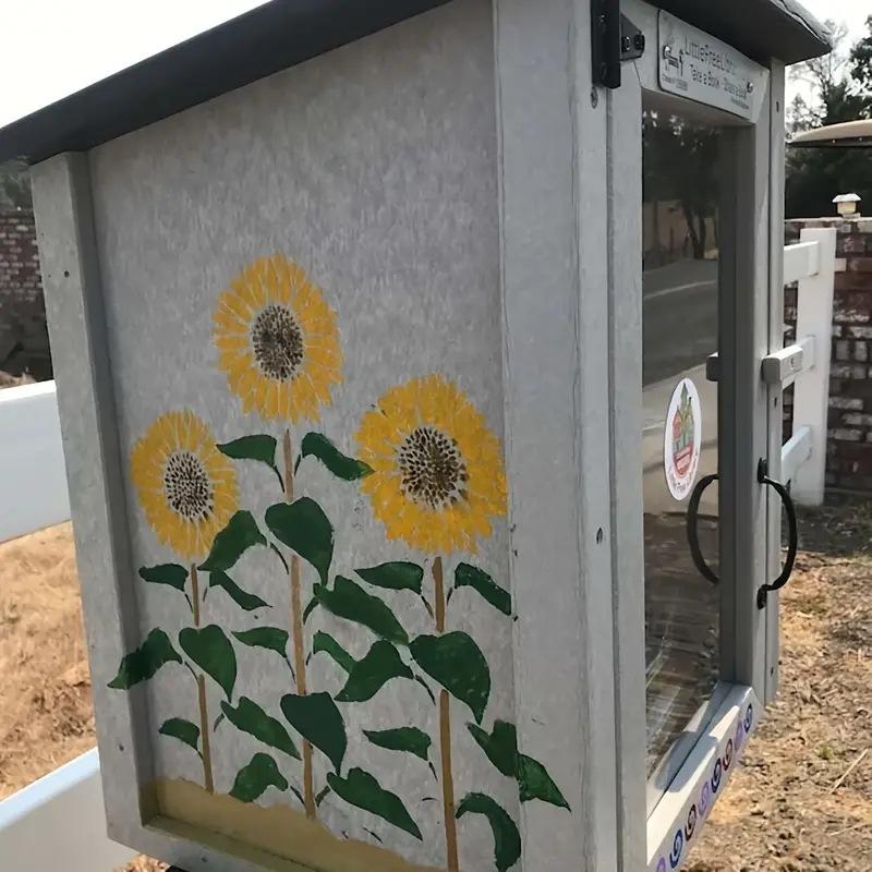 American Countryside Style, Children's Creative Drawing Board, 5 Pieces/set, Sunflower Theme, Flower Painting Template,  Washed DIY Graffiti Board