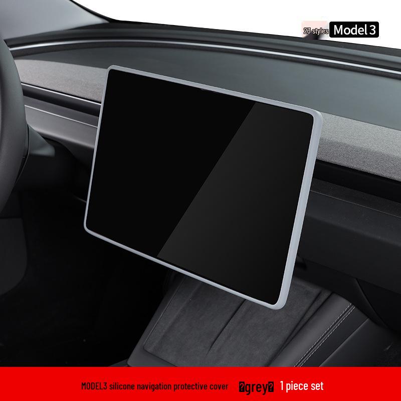 

Tesla Model 3 23 Силиконовая рамка для центральной консоли, предотвращающая столкновения