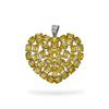 Pendentif Cœur en Pierre Précieuse Grenat: Collier Fait Main en Argent Sterling 925