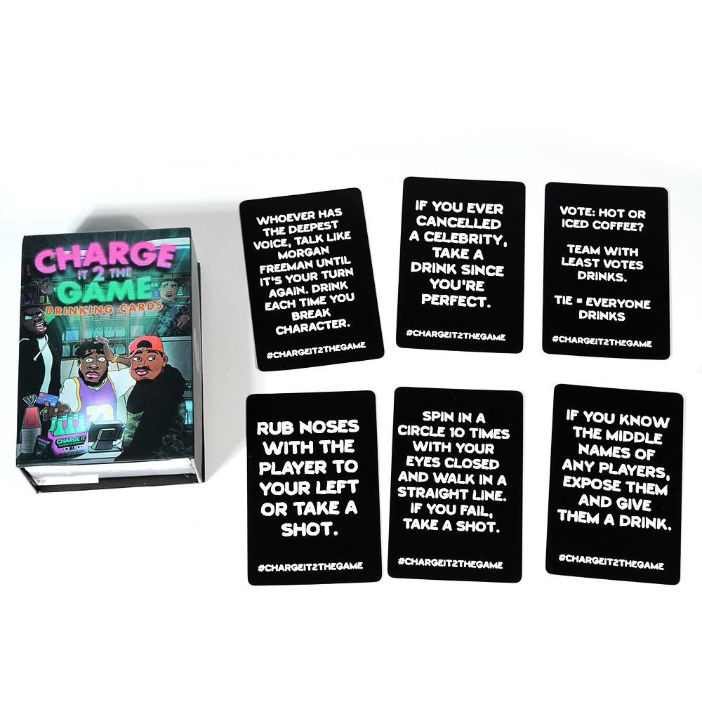 Charge It 2 Drinking Cards 90-Card Adult Party Game for Bachelorette Parties