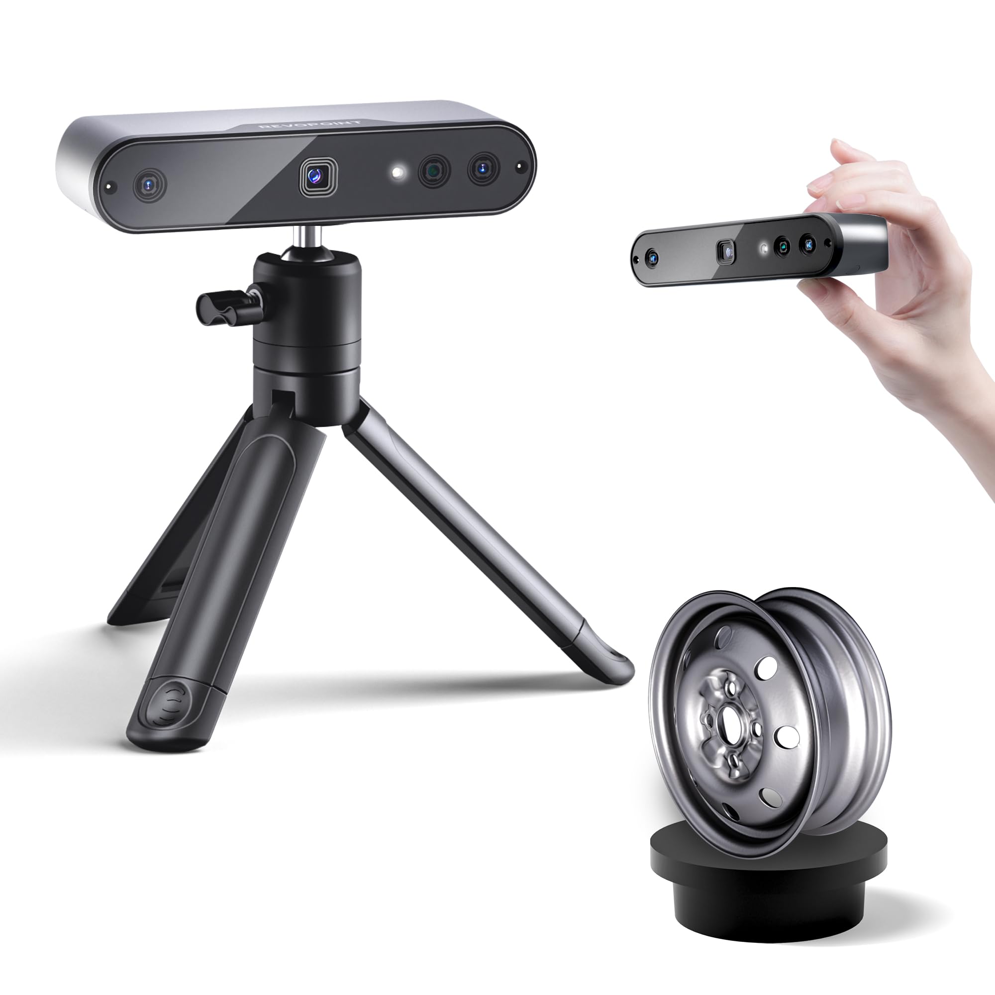 

3D-сканер Revopoint INSPIRE Handy Type Accuracy mm Портативний 3D-сканер для 3D-друку Швидкість сканування до 18 кадрів/с Повнокольорове 3D-сканування Сумісний із