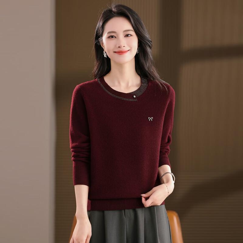 Hodo Women's 100% Pure Wool Pullover Sweater