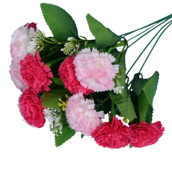 1Pc Easy To Maintain Fake Flower Anti-fall Plastic Photography Props Artificial Plant