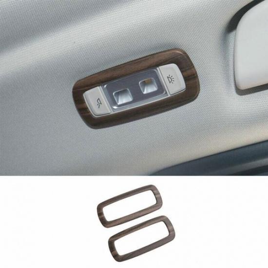 For BMW X3 G01 X4 2018- Peach Wood Grain Rear Reading Light Lamp Frame Trim