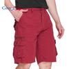 Cozy Up Men's Cargo Shorts Lightweight Multi Pocket Casual Short Pants with No Belt