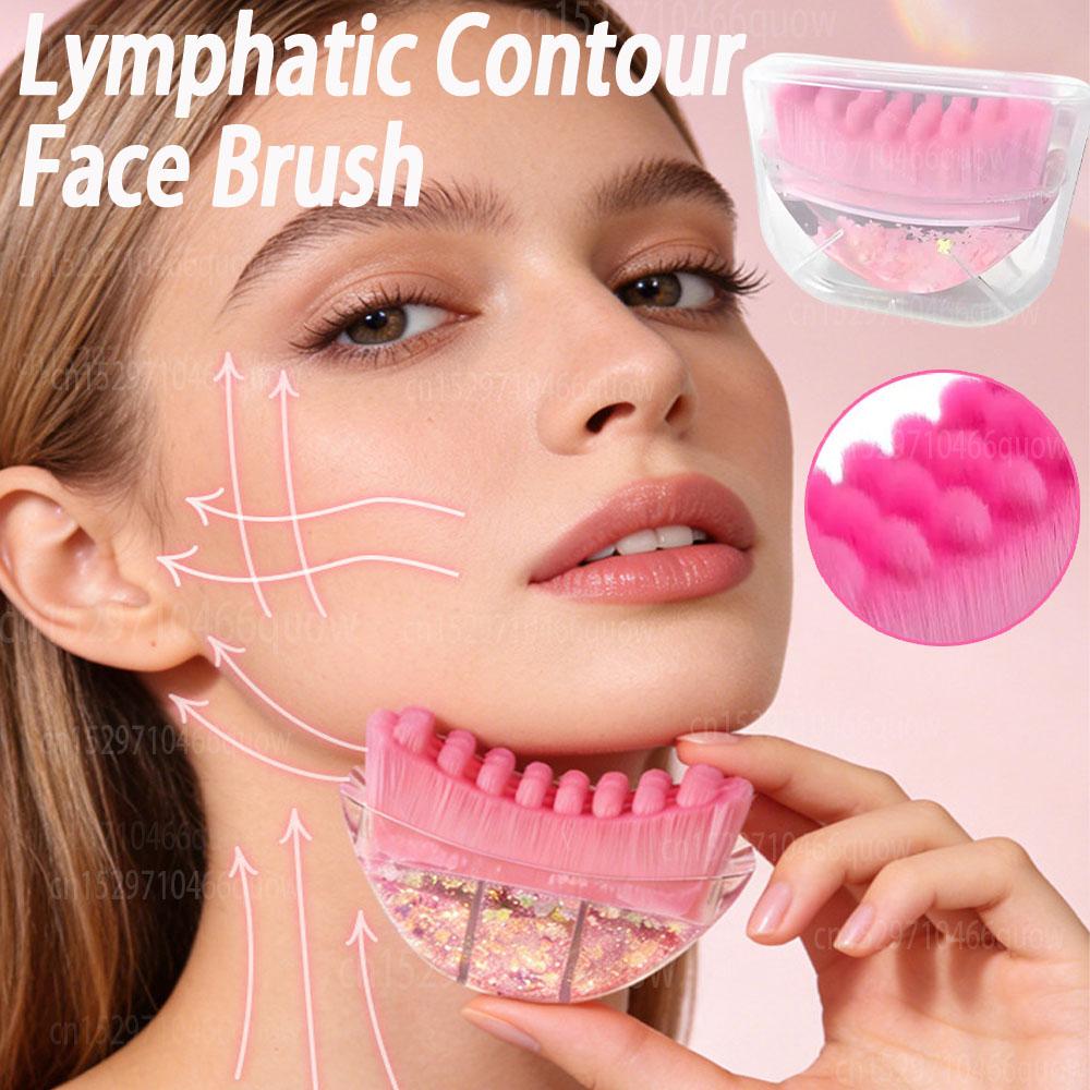 Box Facial Brush Skin Scraping Guasha Contoured Lymphatic Drainage Massage Face Sculpting Scraping Facial Massager Face Brush