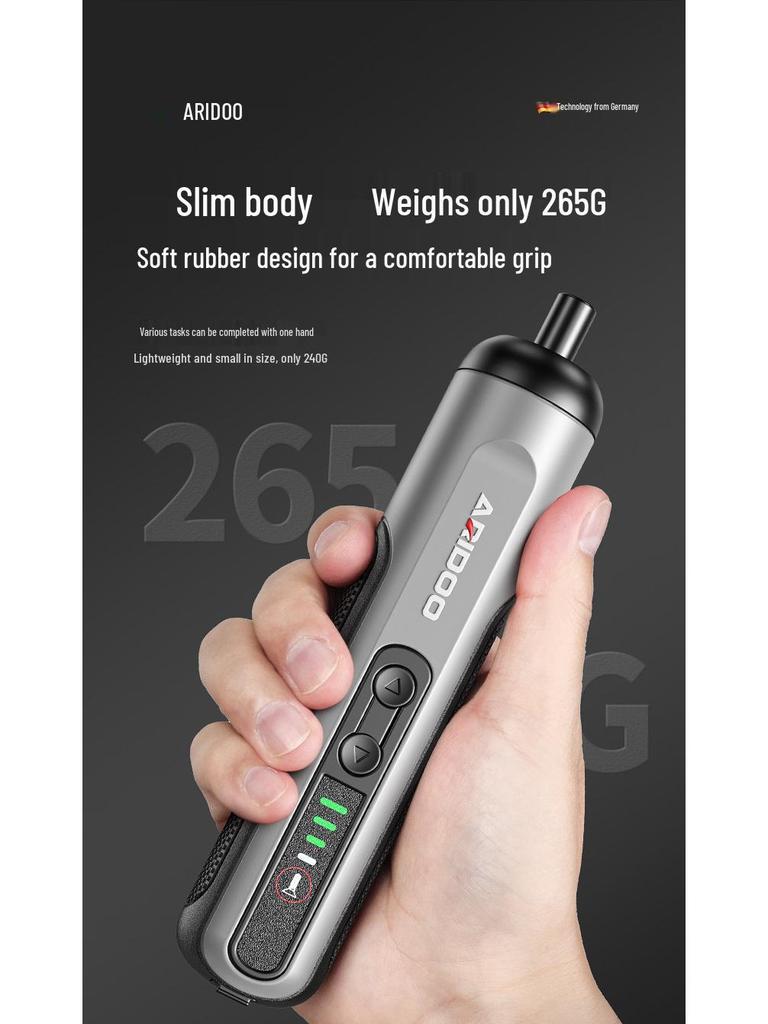 Rechargeable Mini Electric Screwdriver Set with Lithium Battery