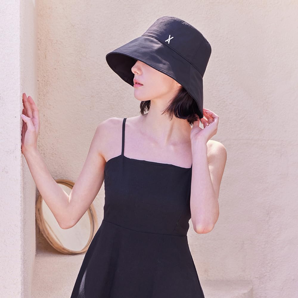 VA Stud Solar Shield Bucket Hat Black