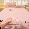 A-Grade Crinkled Double-Layer Bed Skirt & Cover: Non-Slip, Machine-Washable Mattress Protector