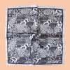 1pc Multicolor Paisley Print Silk Satin Square Scarf Women's Hair Accessory Spring New Versatile Belt Bag Decoration Silk