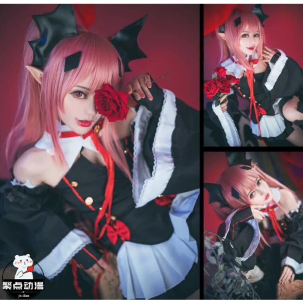 Anime Seraph of the end Krul Tepes Cosplay LolitaDress Vampire Costume Uniform