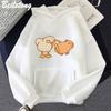 Funny Pelican and Capybara Hoodie Kawaii Woman Sweatshirt Spring Fashion Pullovers Girls Cartoon Long Sleeve Cloth
