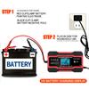 Batteria al piombo asciutta e bagnata Caricabatteria per auto completamente automatico per Auto Moto Piombo 12V 10A / 24V 5A Ricarica rapida