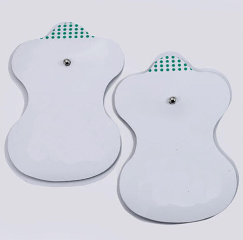 2PCS Long Life Pad Electrode Massage Pads Cable for Digital Tens Acupuncture Device Body Massager Therapy Machine