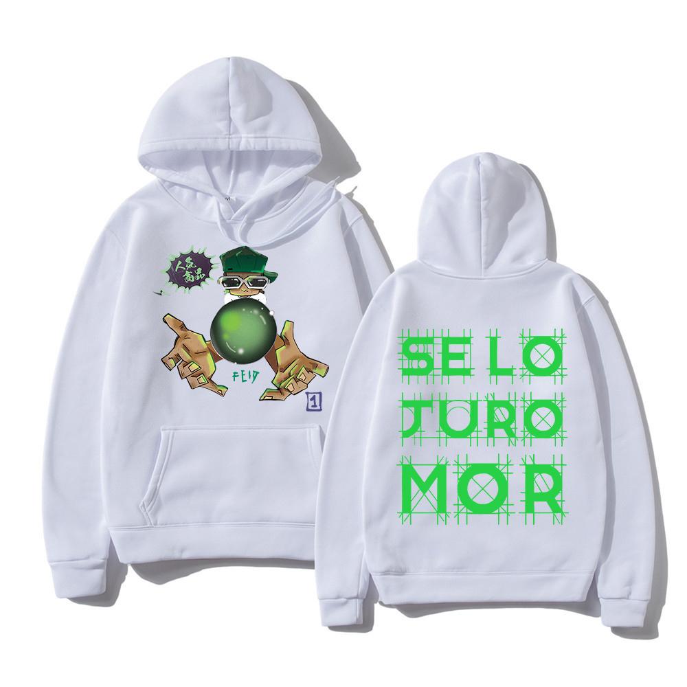 Rapper Feid Se Lo Juro Mor New Hoodie 2025 Feid Ferxxo Men/women Hoodies Harajuku Winter Clothes Pullover Sweatshirt Vintage