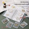 Portable Transparent Jewelry Storage Album, PVC Sealed, Anti-Oxidation Bag for Silver Necklaces & Earrings