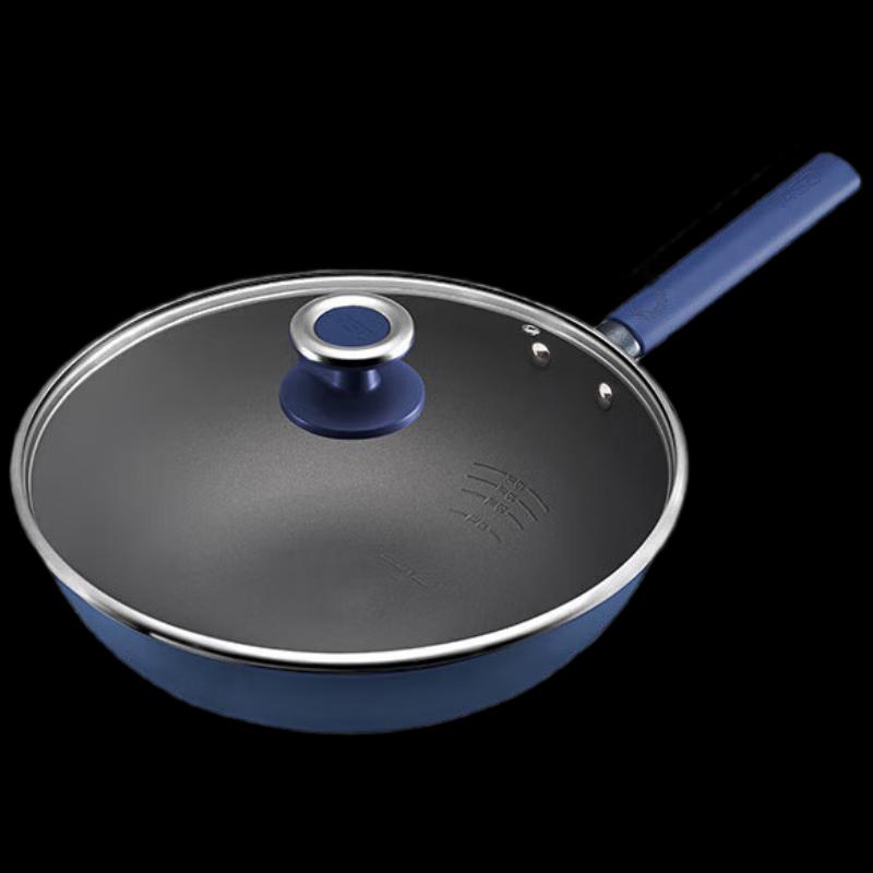 ASD 28cm Titanium Crystal Non-stick Wok