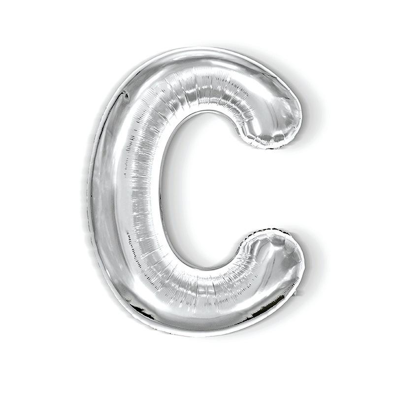 Aluminum Foil Balloon, English Letters, Birthday Party Wedding Decoration, 16" 32" 40"