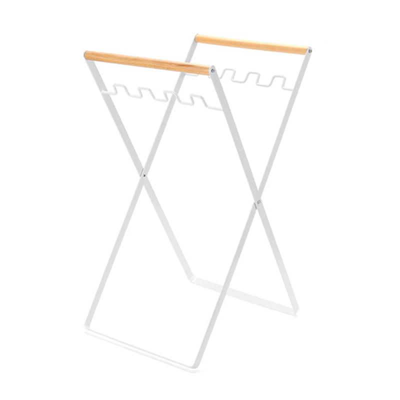 Venkovní skládací stojan na odpadky Kempingový sběr odpadků Stojan na podporu plastových sáčků Kempingové grilování Podpora sáčku na odpadky