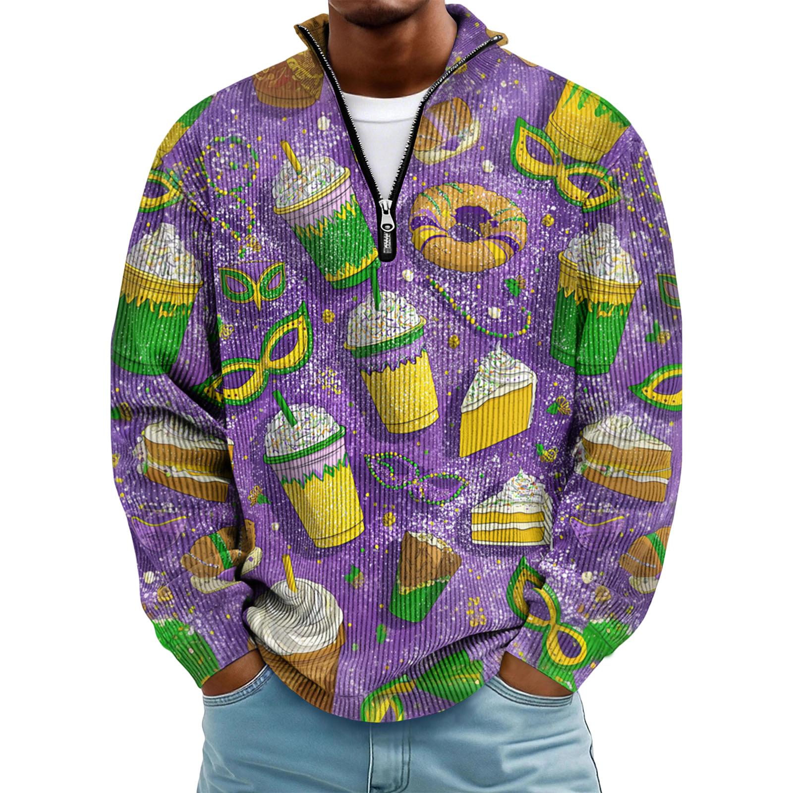 

Men s 1/4-Zip Hooded Sweatshirt S жовтий