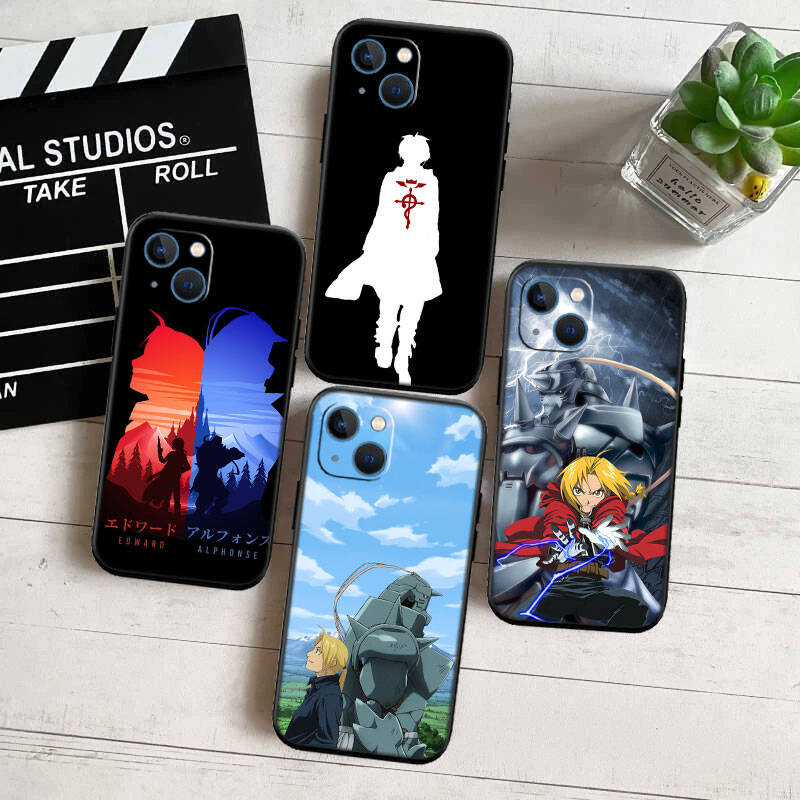 MH62 Fullmetal Alchemist Phone Shell Case for iPhone 7 8 11 12 13 14 15 16 17 16E XS Pro Max XR X SE Air