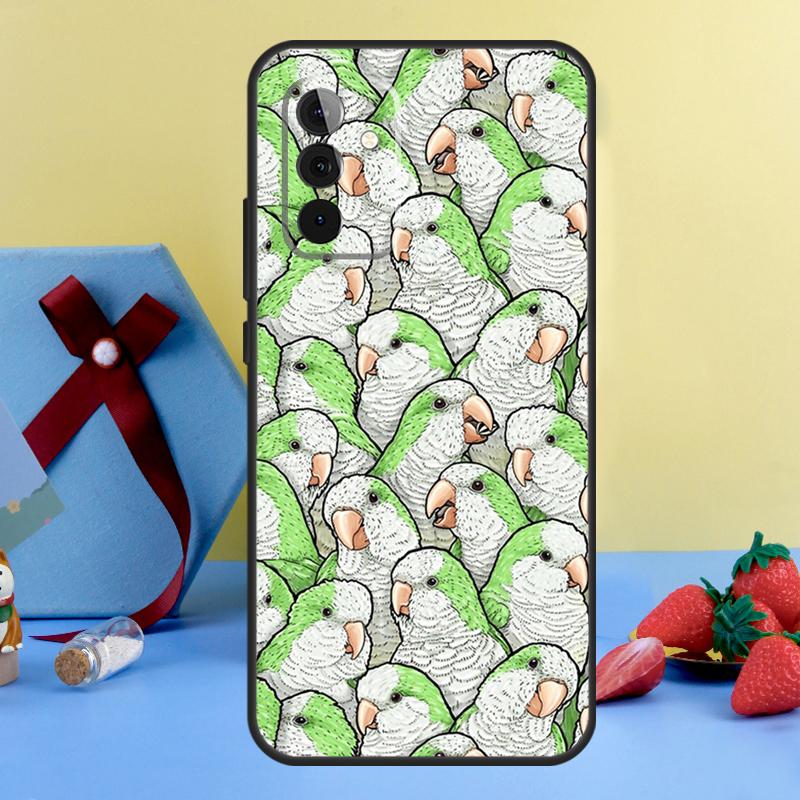 Colorful Parrots Case For Samsung Galaxy A14 A54 A34 A12 A22 A32 A52 S A51 A71 A13 A23 A33 A53 A15 A25 Cover